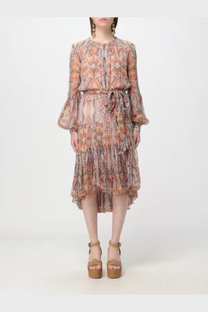 Etro Abito in twill di seta con motivo all over