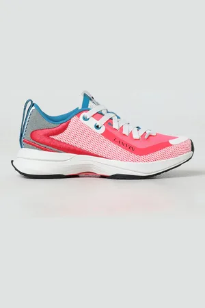 Lanvin Sneakers in mesh e camoscio