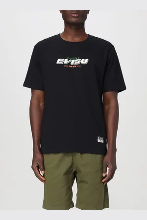 Evisu T-shirt in cotone con stampa