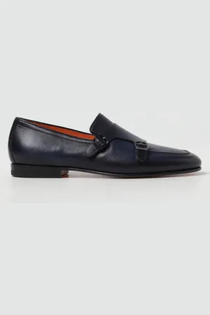 santoni Monk Strap in pelle