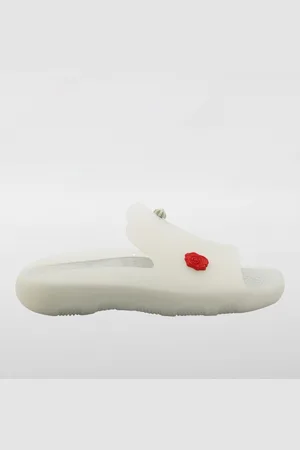Burberry Sliders in gomma con applicazioni