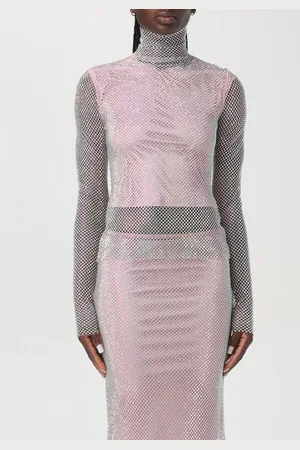 Sportmax Top a dolcevita in rete