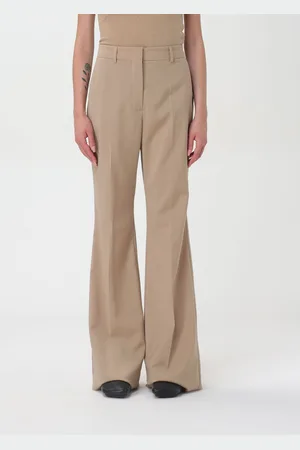 Sportmax Pantalone flare in lana stretch