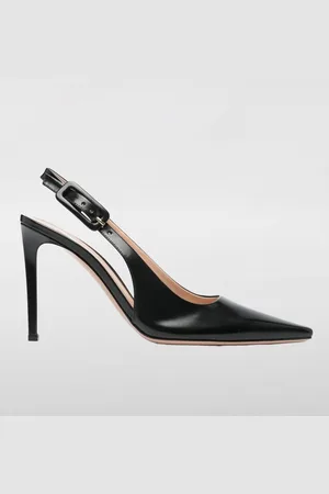 Gianvito Rossi Slingback in pelle spazzolata