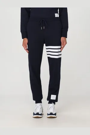 Thom Browne Pantalone sportivo in cotone 4-bar