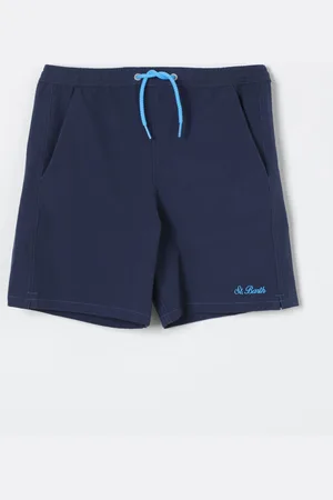 MC2 SAINT BARTH Costume in nylon con logo ricamato