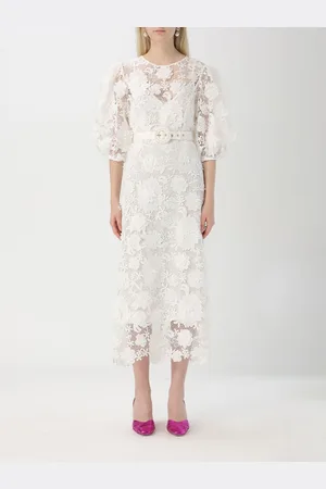 ZIMMERMANN Abito midi Halliday Lace Flower