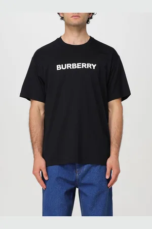 Burberry T-shirt di cotone con logo