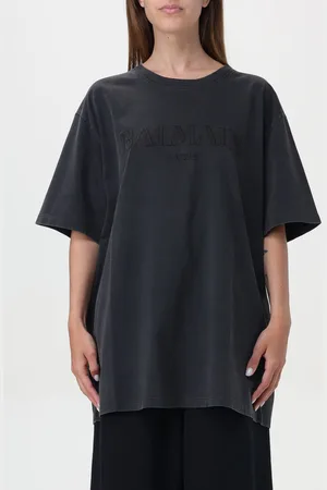 Balmain T-shirt oversize con logo