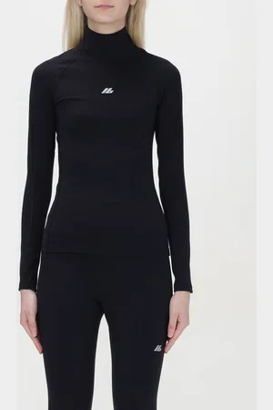 Balenciaga Top a dolcevita con mini logo