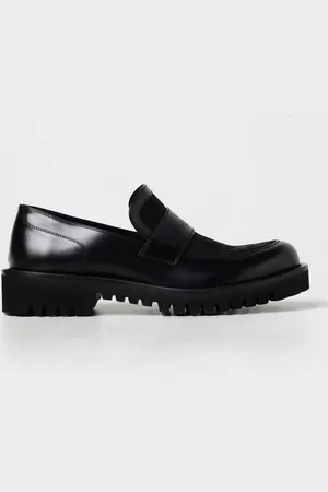 VALENTINO GARAVANI Mocassino in pelle e Toile Iconographe