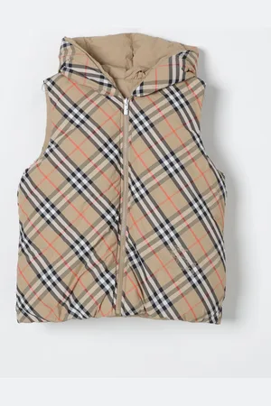 Burberry Piumino a gilet con cappuccio