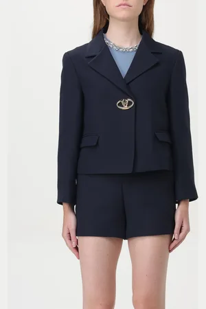 VALENTINO Blazer VLogo in lana vergine e seta