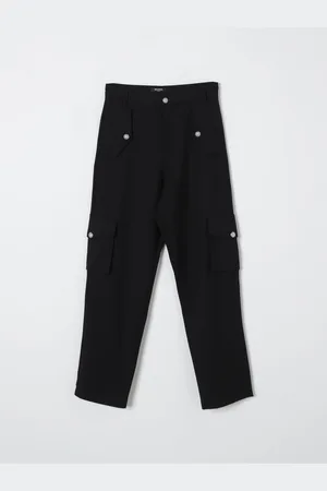 Balmain Pantalone in lana vergine cargo