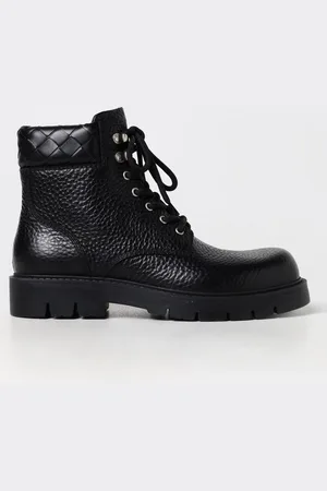 Bottega Veneta Stivaletto Haddock in pelle a grana