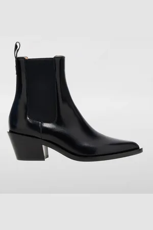 Gianvito Rossi Stivaletto in pelle spazzolata
