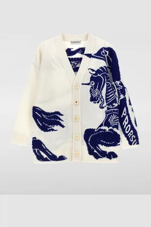 Burberry Cardigan a v in lana e cashmere