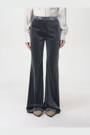 Etro Pantalone in velluto a zampa