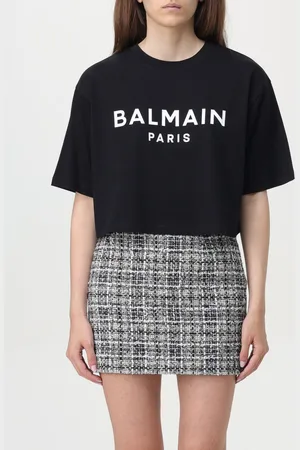 Balmain T-shirt in cotone con logo