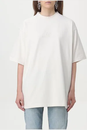 Balenciaga T-shirt oversize con mini logo