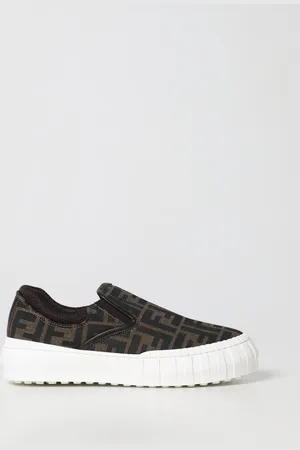 Fendi Sneakers Kids in tessuto con monogram FF jacquard