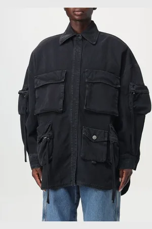The Attico Giacca oversize in denim Fern