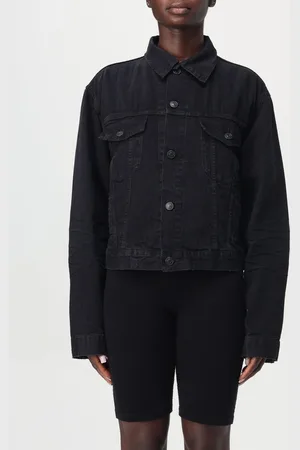 Balenciaga Giacca di jeans con logo posteriore