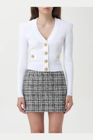Balmain Cardigan in misto viscosa