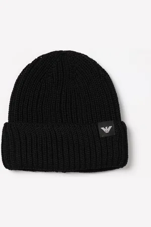 Emporio Armani Cappello in lana vergine a coste