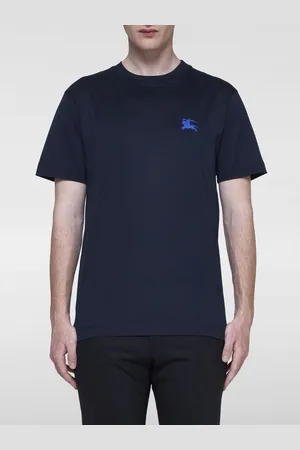 Burberry T-shirt basic con mini logo ricamato