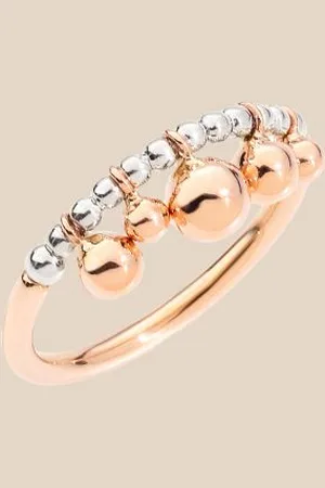 Dodo Anello Bollicine in 9 kt con sfere in 9 kt