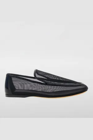 Khaite Mocassino Alessia in nylon a micro rete