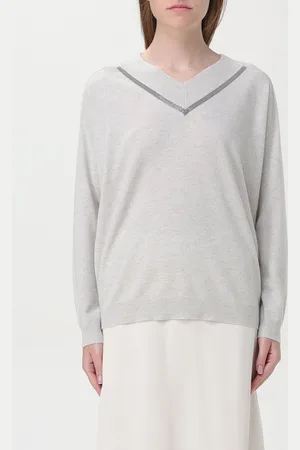 Brunello Cucinelli Maglia a v in cashmere