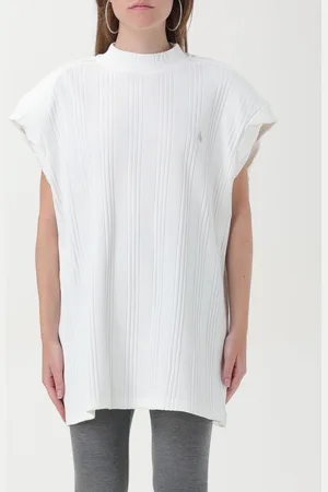 The Attico Top in cotone a coste