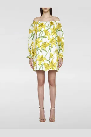 ALICE+OLIVIA Abito floreale in cotone