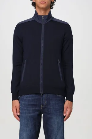 Paul & Shark Cardigan con zip in lana vergine