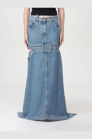 The Attico Gonna cut-out in denim