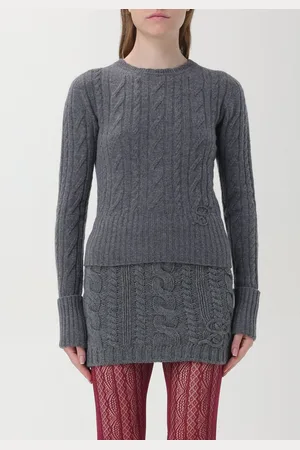 BLUMARINE Maglia in cashmere a trecce