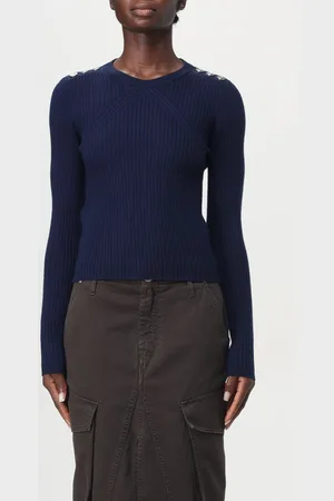 Pinko Maglia basic in lana a coste