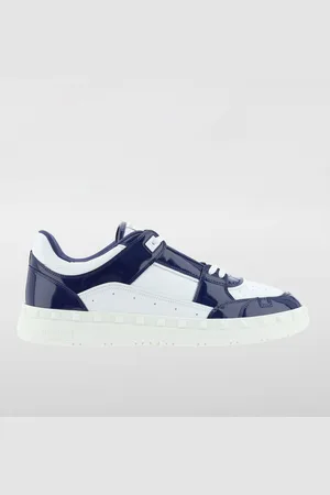 VALENTINO GARAVANI Sneakers Freedots in vernice e pelle