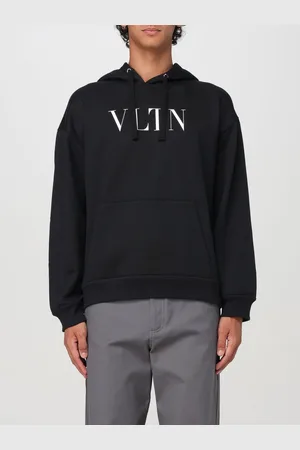 VALENTINO Felpa con cappuccio VLTN in cotone