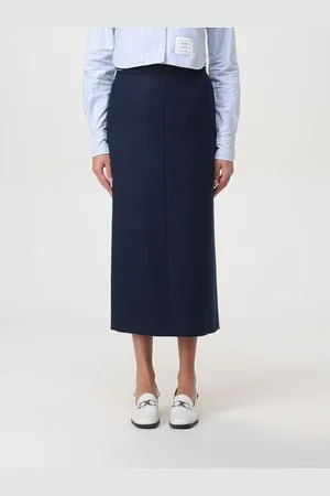 Thom Browne Gonna midi in lana
