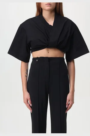 Jacquemus T-shirt Bahia in cotone con dettaglio torchon