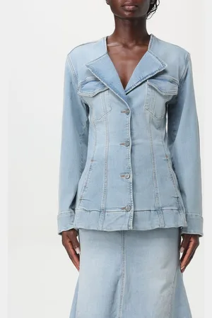 Ganni Blazer di jeans slim