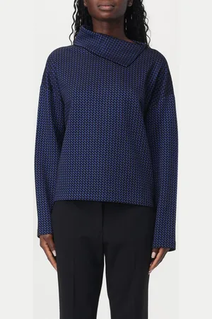 Emporio Armani Top in viscosa a fantasia geomtrica