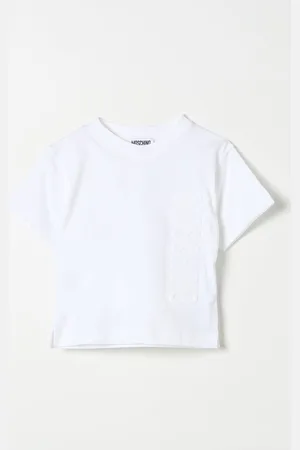 Moschino T-shirt basic con logo in rilievo