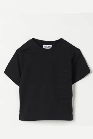 Moschino T-shirt basic con logo in rilievo
