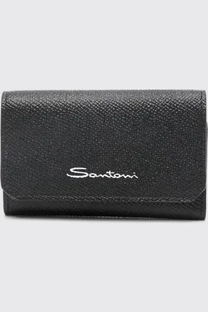 santoni Portachiavi in pelle a grana