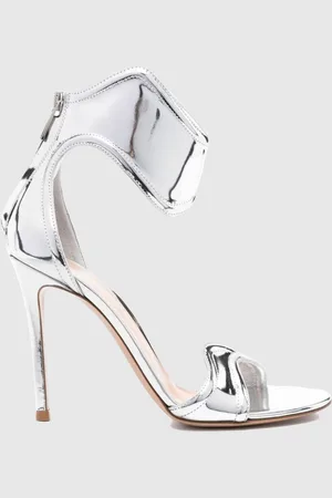 Gianvito Rossi Sandalo Lucrezia in vernice laminata