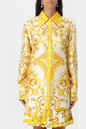 Dolce & Gabbana Camicia Maiolica in seta stampata